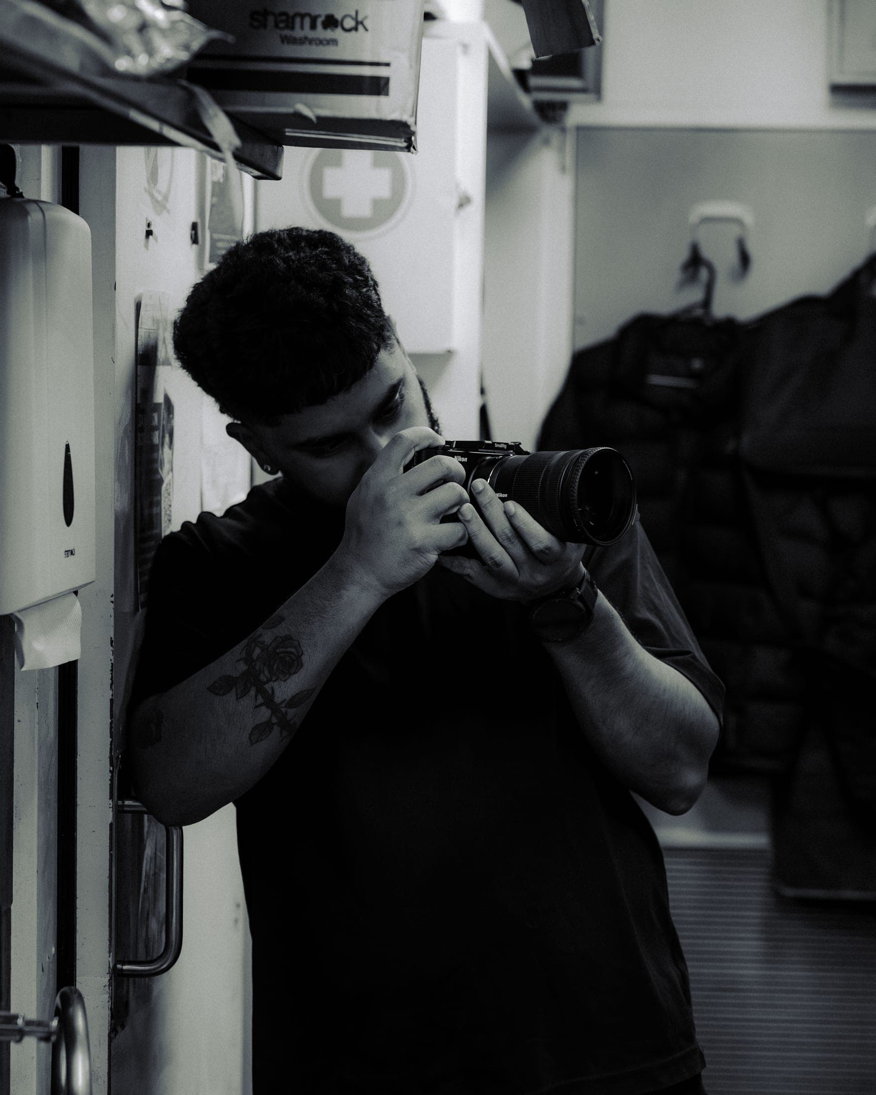 Joseph de Silva on set