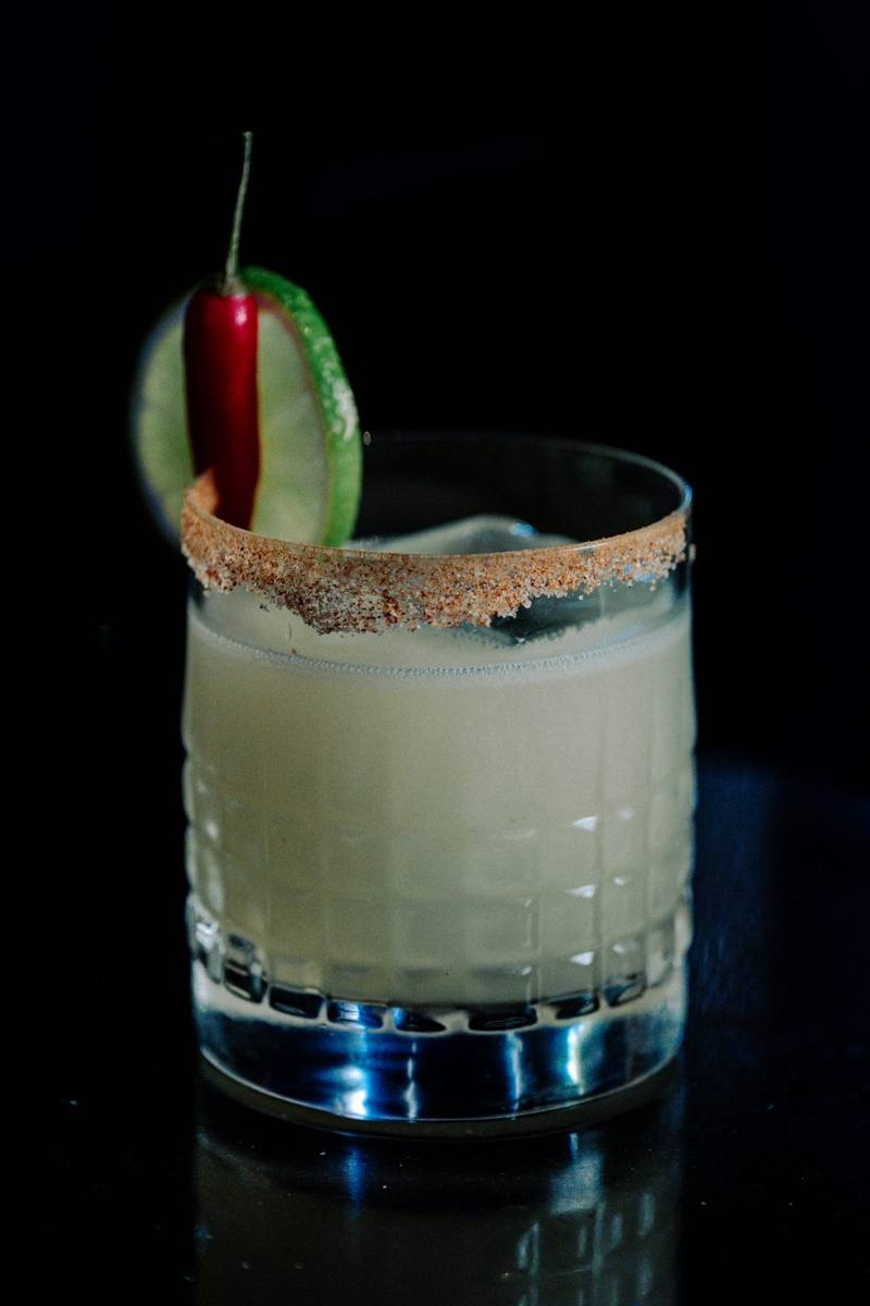 Signature cocktail close-up at Circa 1884