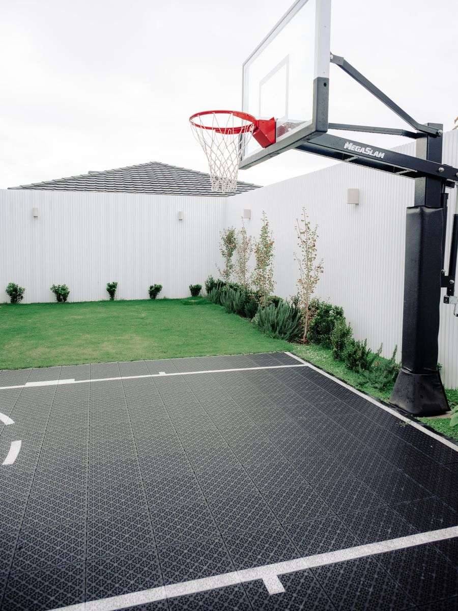Basketball court build by HR Homestyles